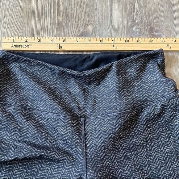 Mondetta Performance + Luxury Blue Silver Herringbone Leggings Size Small - Picture 7 of 11